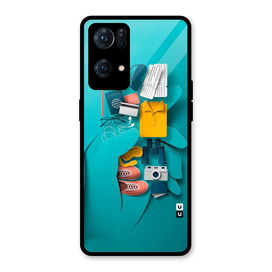 Vacay Vibes Glass Back Case for Oppo Reno7 Pro 5G