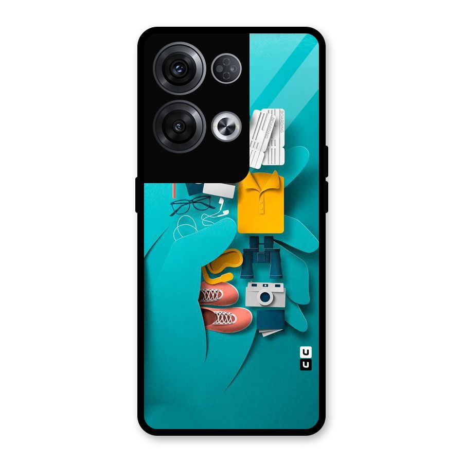 Vacay Vibes Glass Back Case for Oppo Reno8 Pro 5G