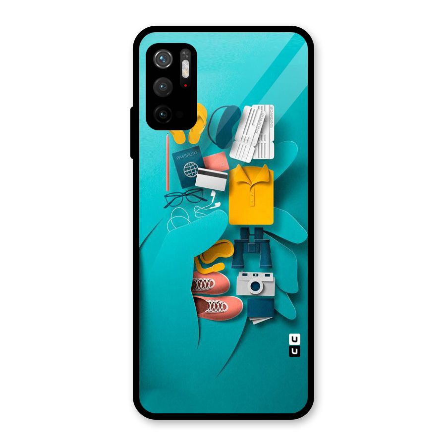 Vacay Vibes Glass Back Case for Poco M3 Pro 5G