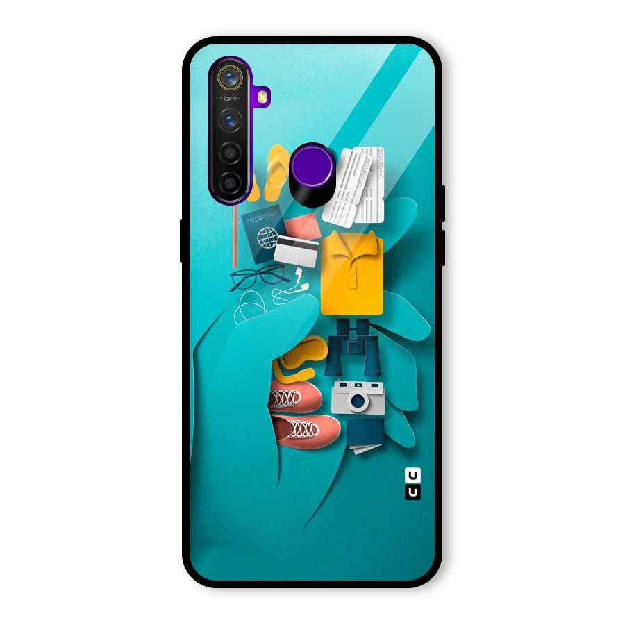 Vacay Vibes Glass Back Case for Realme 5 Pro