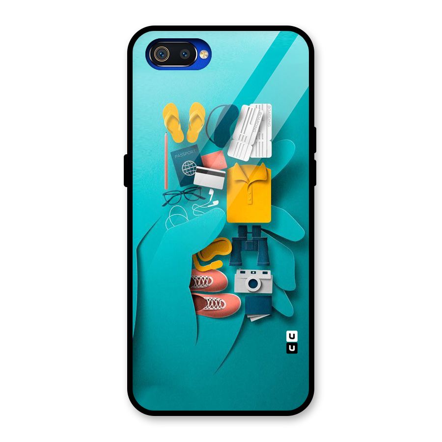 Vacay Vibes Glass Back Case for Realme C2
