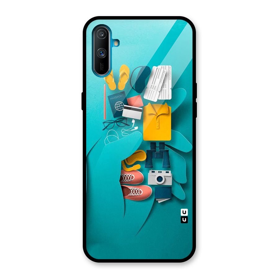Vacay Vibes Glass Back Case for Realme C3