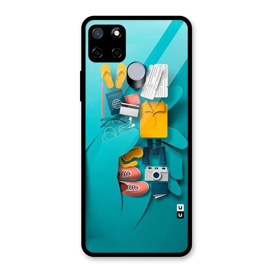Vacay Vibes Glass Back Case for Realme Narzo 20