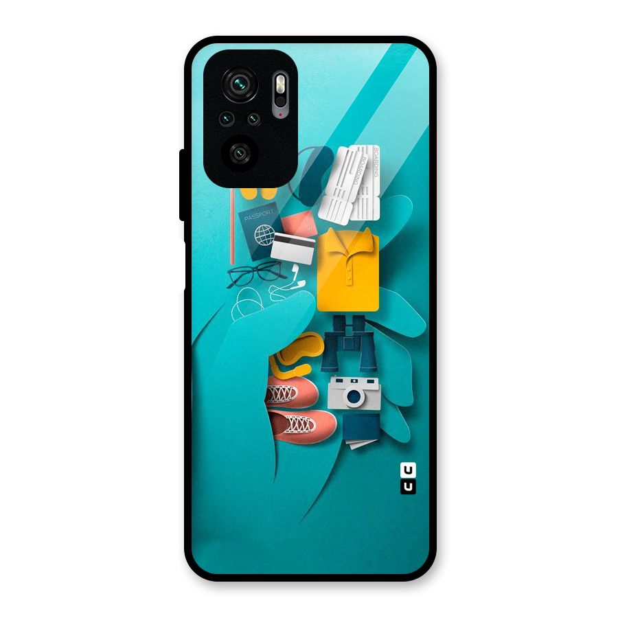 Vacay Vibes Glass Back Case for Redmi Note 10S