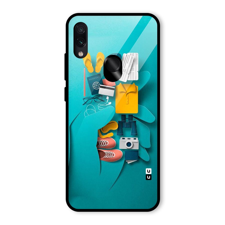 Vacay Vibes Glass Back Case for Redmi Note 7 Pro