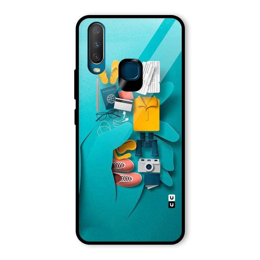 Vacay Vibes Glass Back Case for Vivo U10