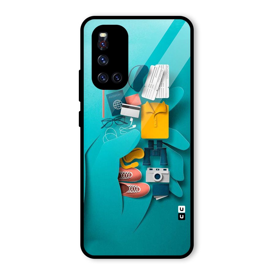 Vacay Vibes Glass Back Case for Vivo V19