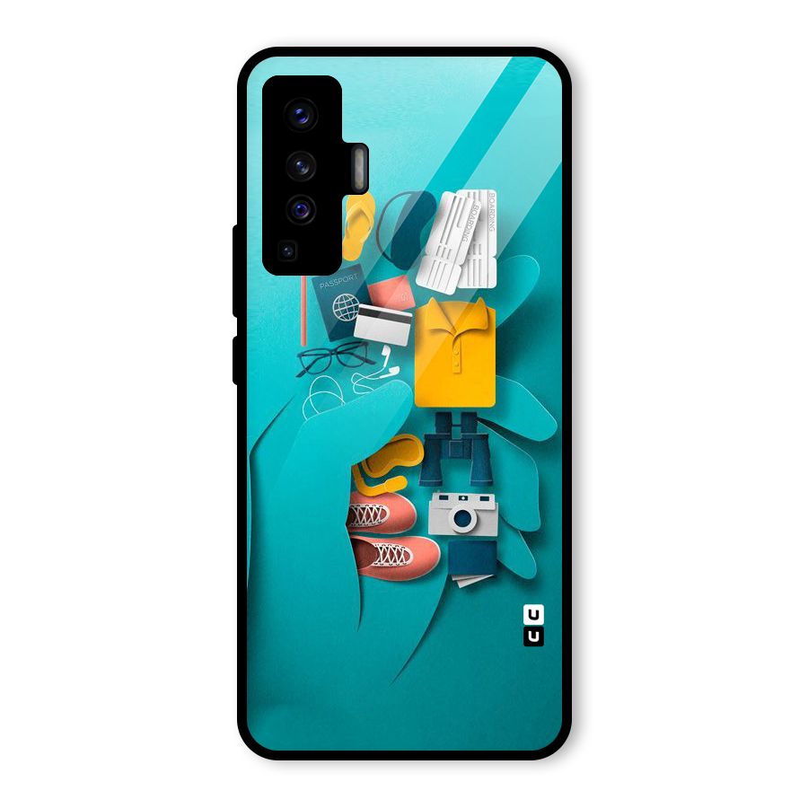 Vacay Vibes Glass Back Case for Vivo X50