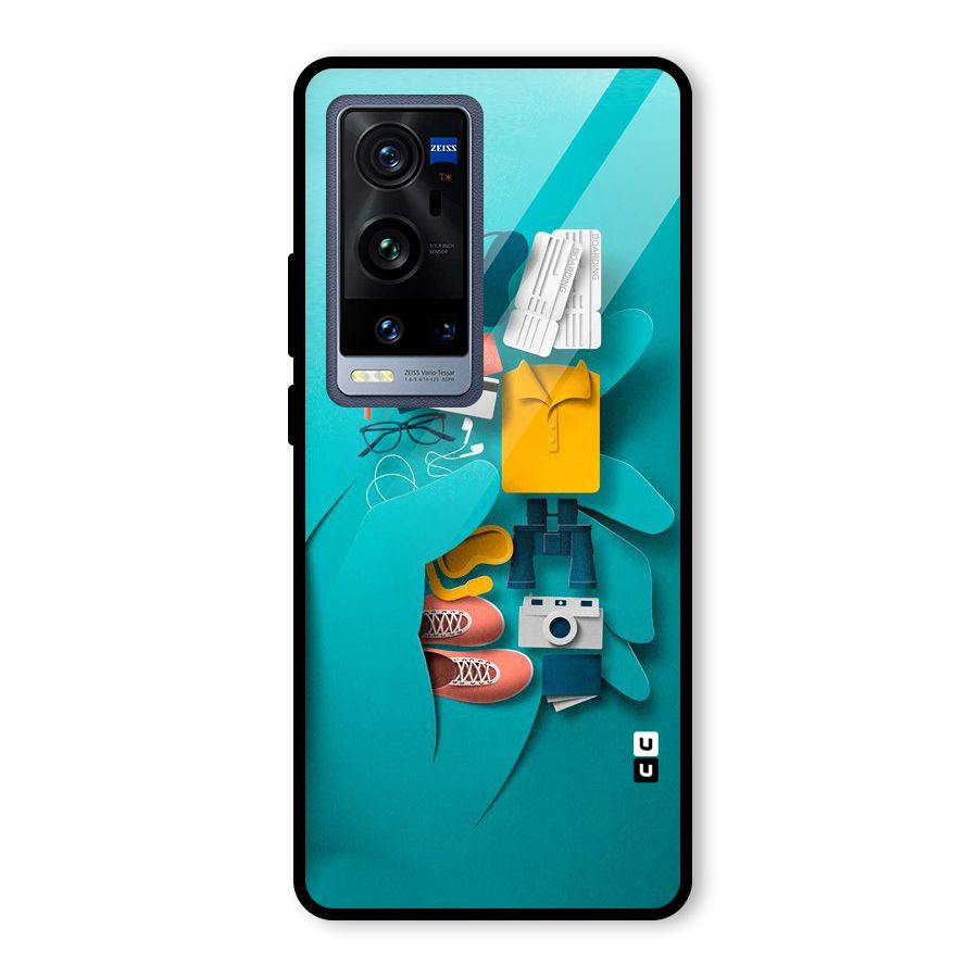 Vacay Vibes Glass Back Case for Vivo X60 Pro Plus