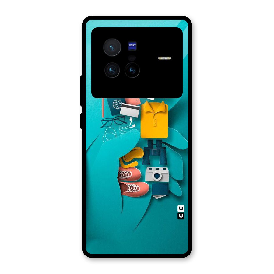 Vacay Vibes Glass Back Case for Vivo X80
