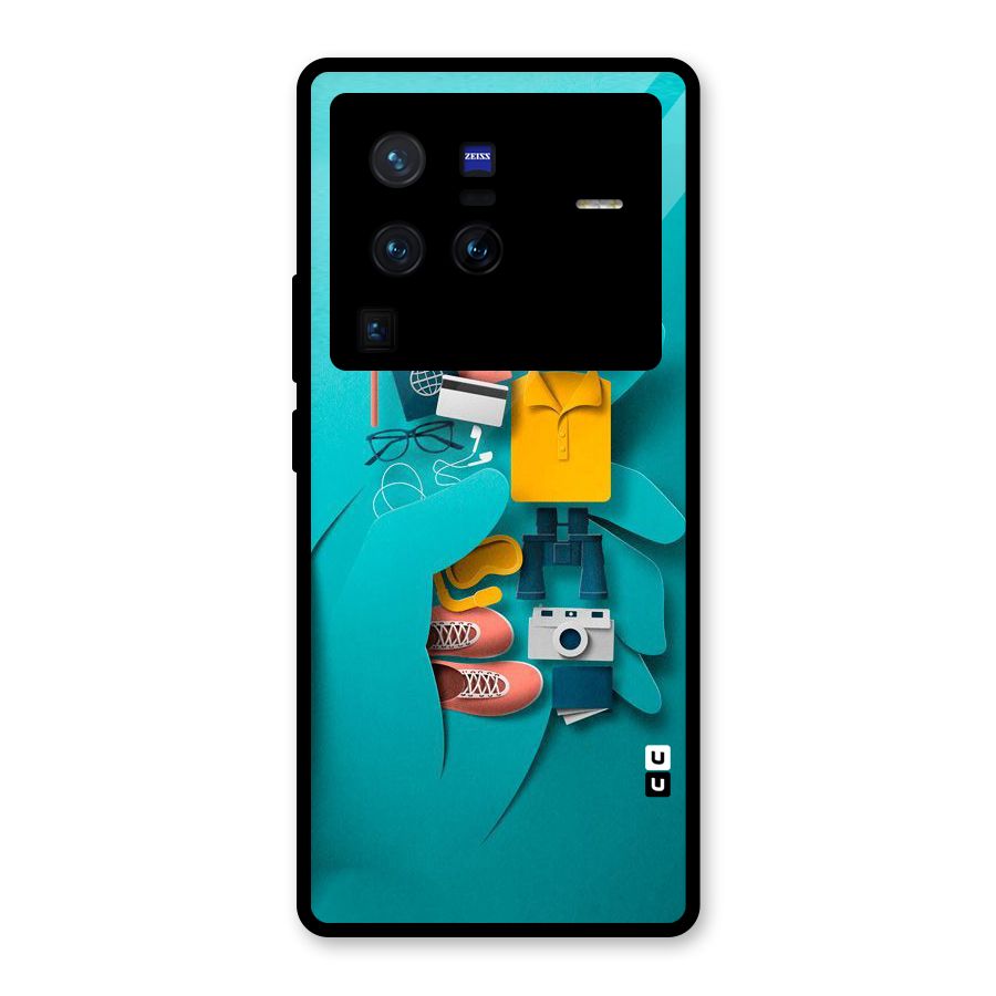 Vacay Vibes Glass Back Case for Vivo X80 Pro