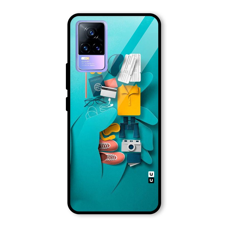 Vacay Vibes Glass Back Case for Vivo Y73