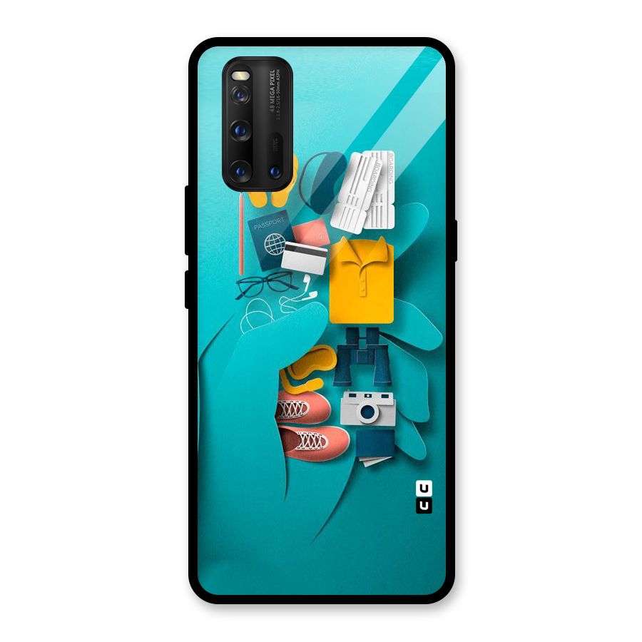 Vacay Vibes Glass Back Case for Vivo iQOO 3