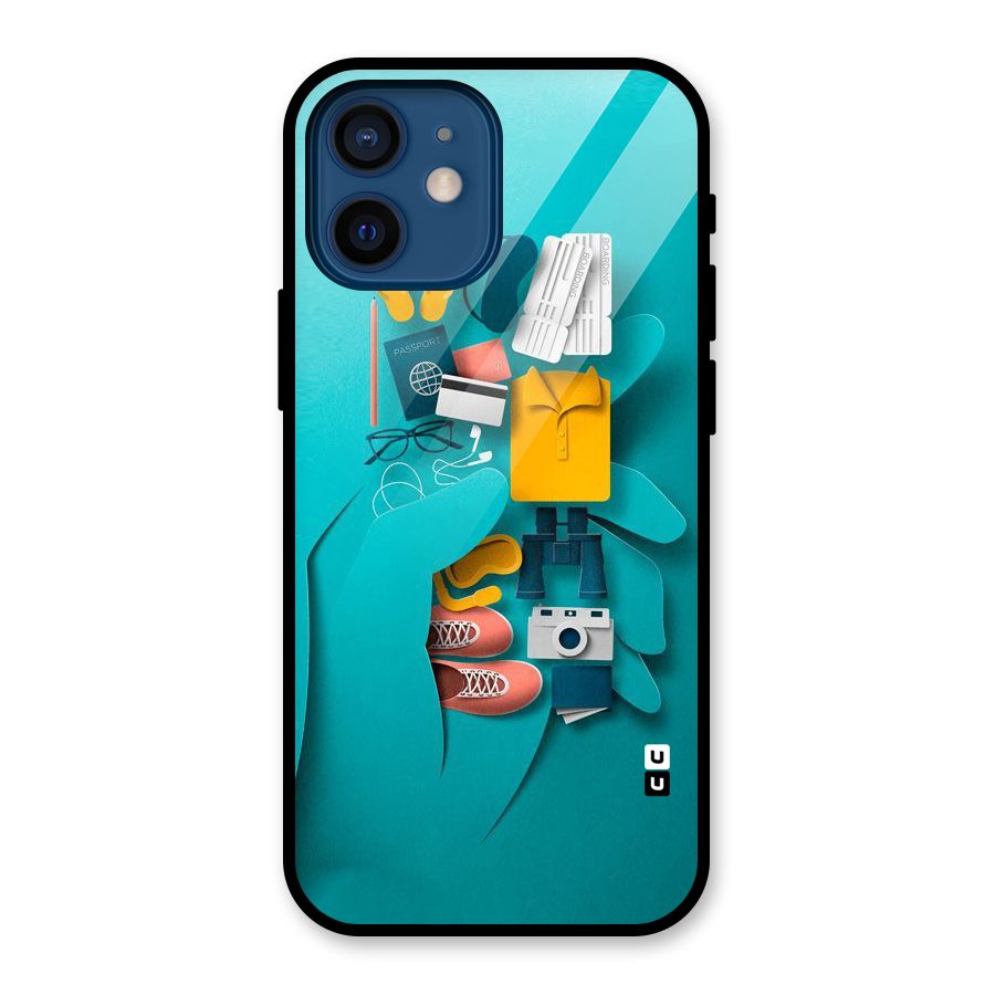 Vacay Vibes Glass Back Case for iPhone 12 Mini