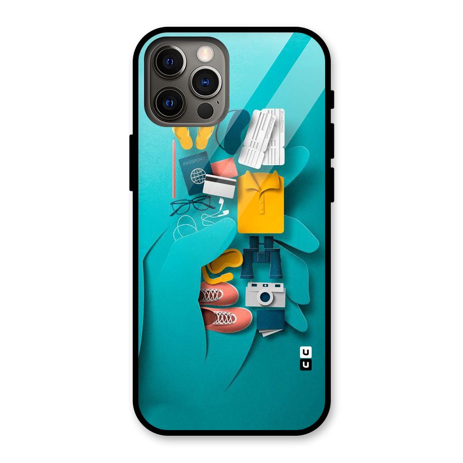 Vacay Vibes Glass Back Case for iPhone 12 Pro