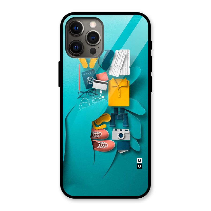 Vacay Vibes Glass Back Case for iPhone 12 Pro Max