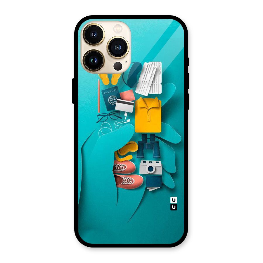 Vacay Vibes Glass Back Case for iPhone 13 Pro Max