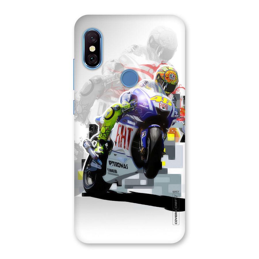 Valentino Rossi Back Case for Redmi Note 6 Pro