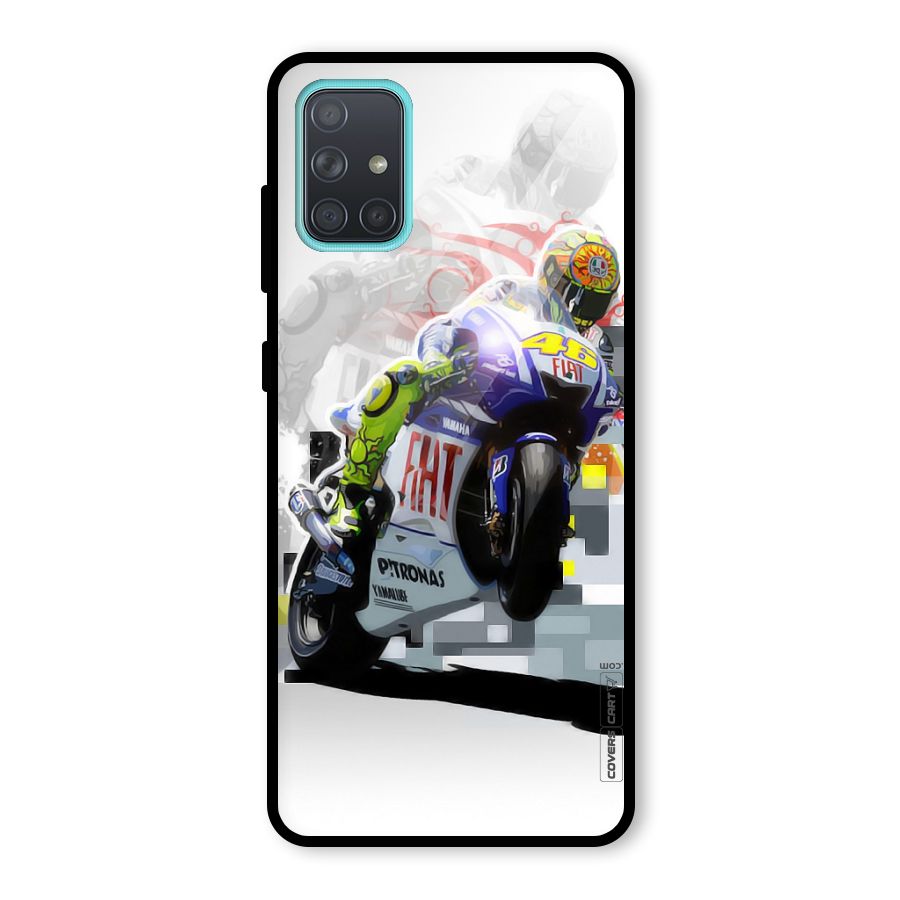 Valentino Rossi Glass Back Case for Galaxy A71