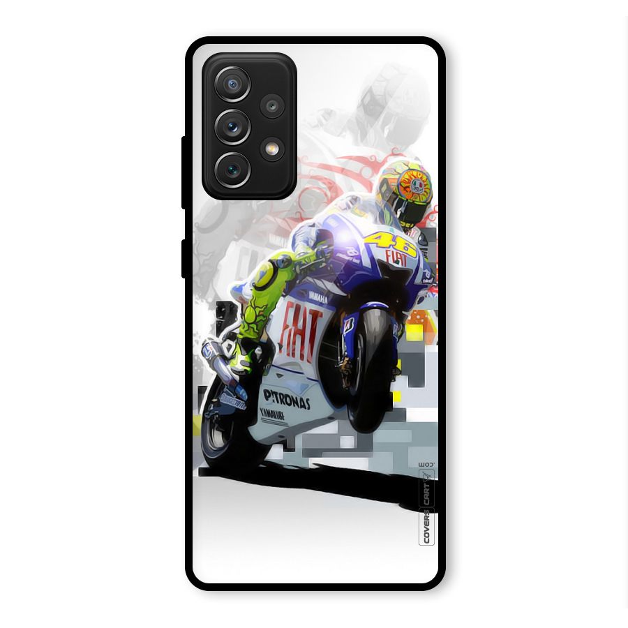 Valentino Rossi Glass Back Case for Galaxy A72