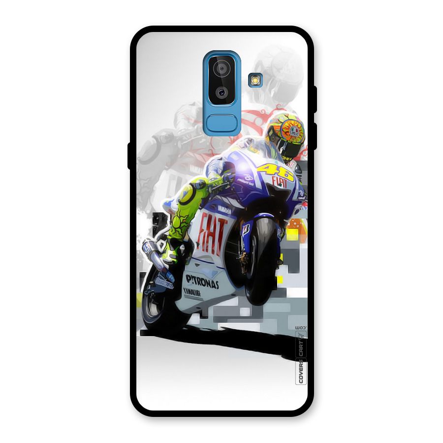 Valentino Rossi Glass Back Case for Galaxy J8