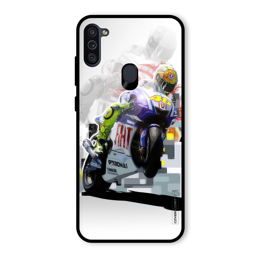 Valentino Rossi Glass Back Case for Galaxy M11