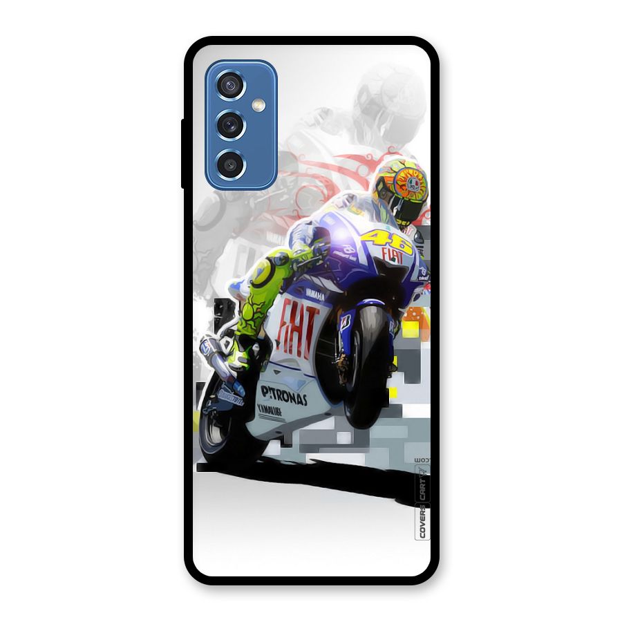 Valentino Rossi Glass Back Case for Galaxy M52 5G