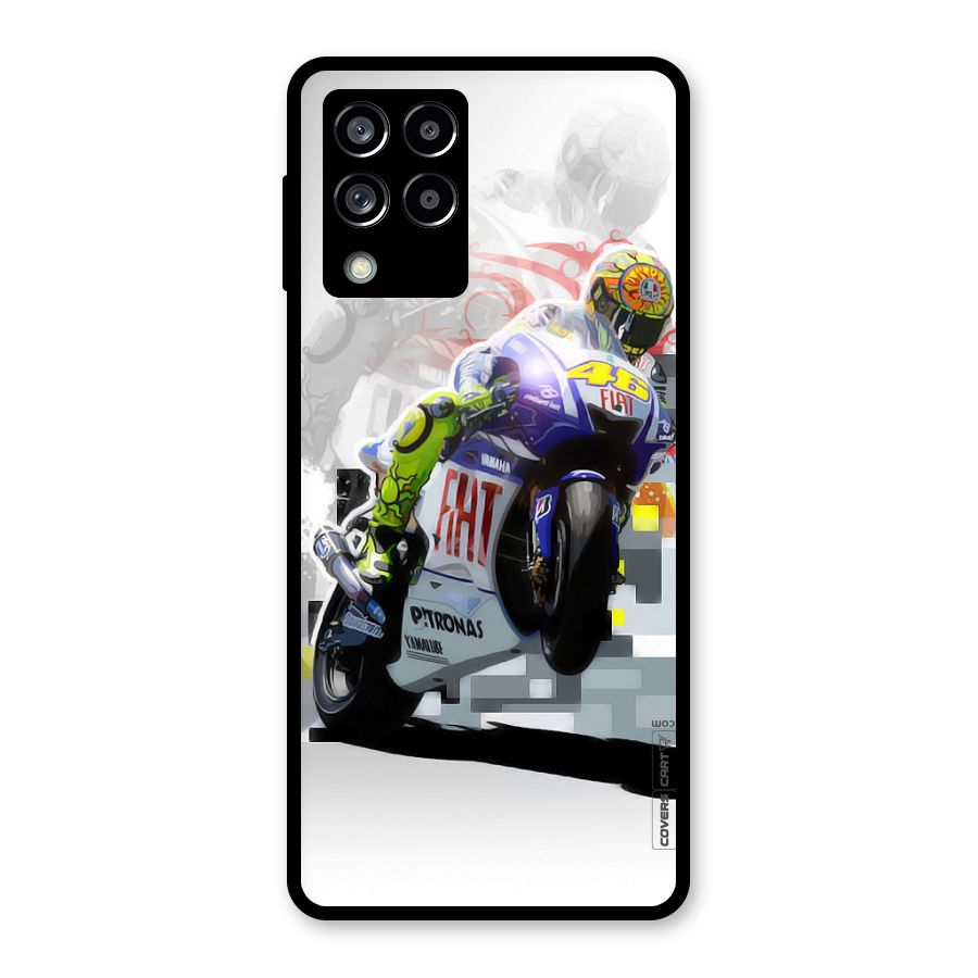 Valentino Rossi Glass Back Case for Galaxy M53 5G