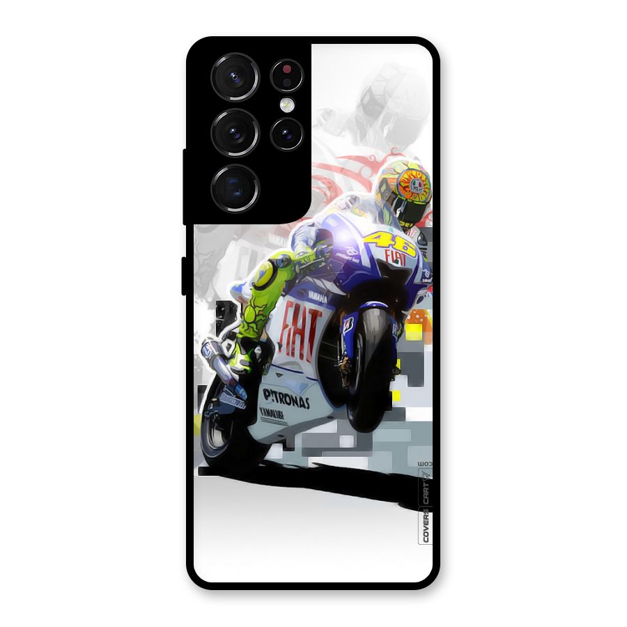 Valentino Rossi Glass Back Case for Galaxy S21 Ultra 5G