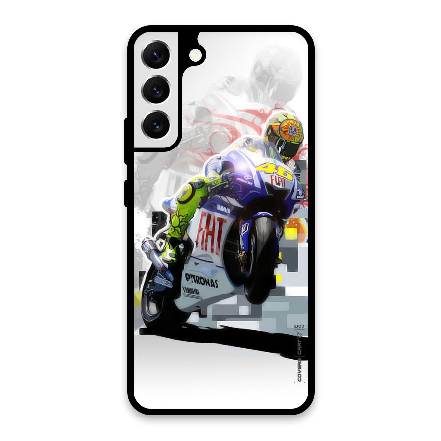 Valentino Rossi Glass Back Case for Galaxy S22 Plus 5G