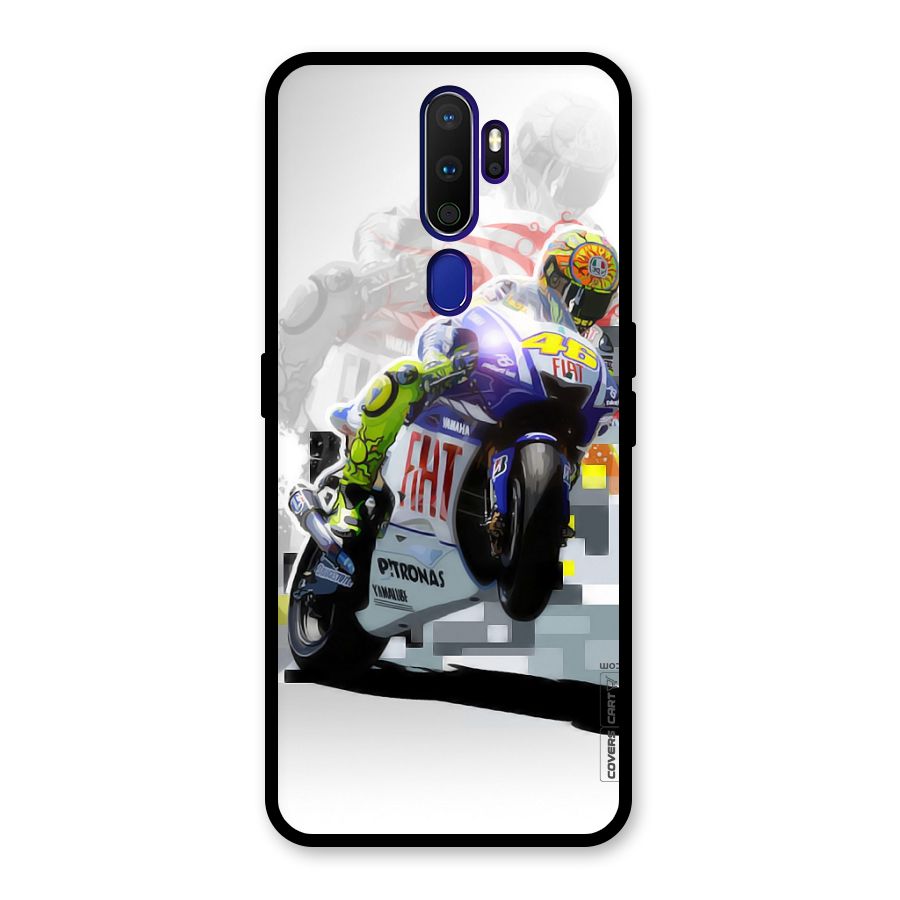 Valentino Rossi Glass Back Case for Oppo A9 (2020)