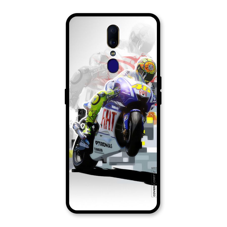 Valentino Rossi Glass Back Case for Oppo F11