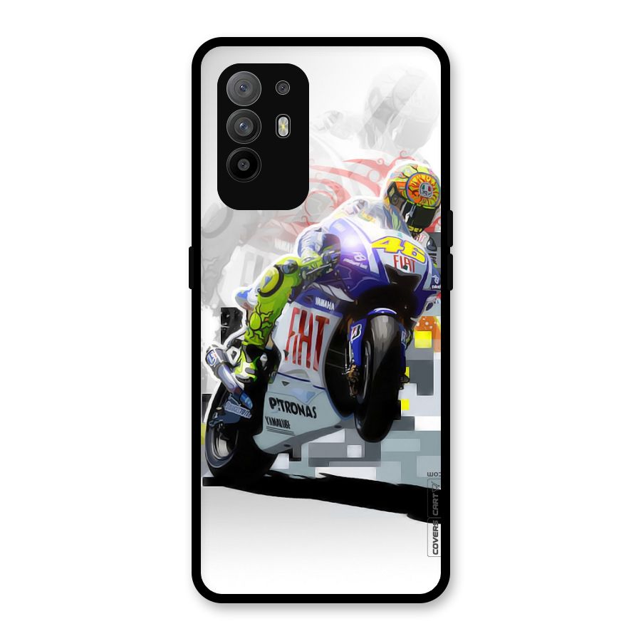 Valentino Rossi Glass Back Case for Oppo F19 Pro Plus 5G
