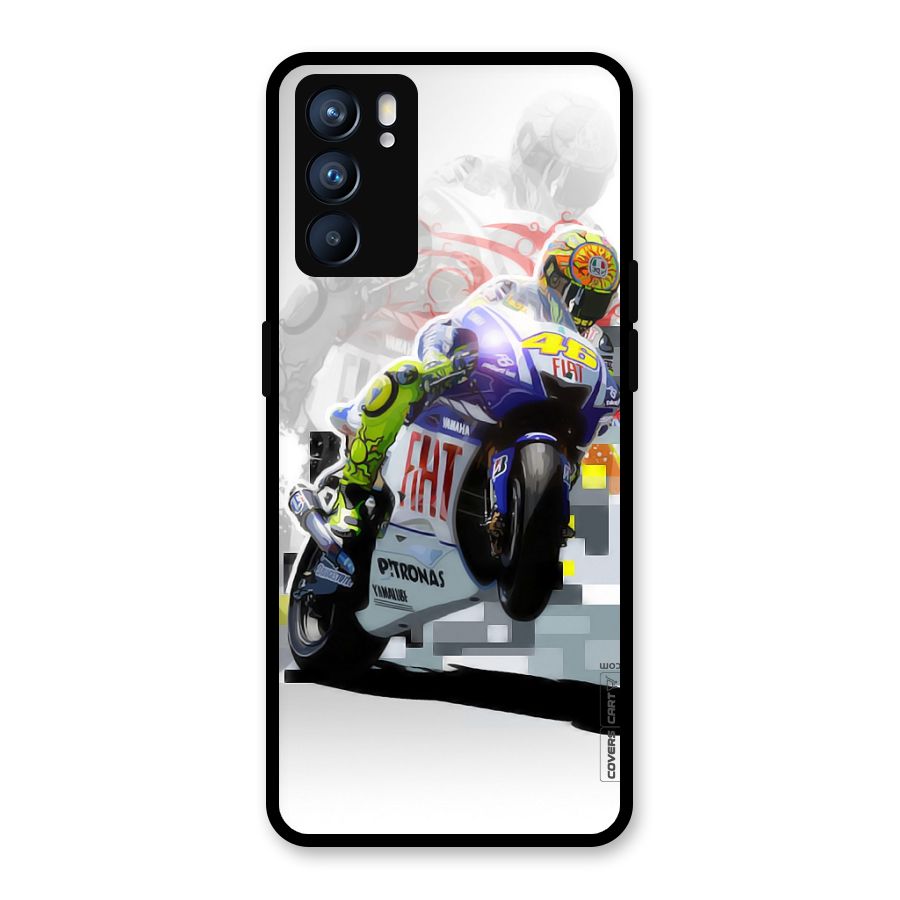 Valentino Rossi Glass Back Case for Oppo Reno6 5G