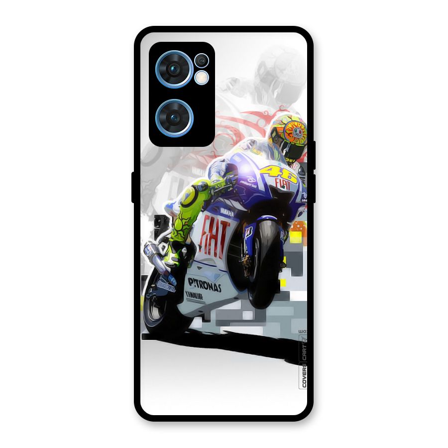 Valentino Rossi Glass Back Case for Oppo Reno7 5G
