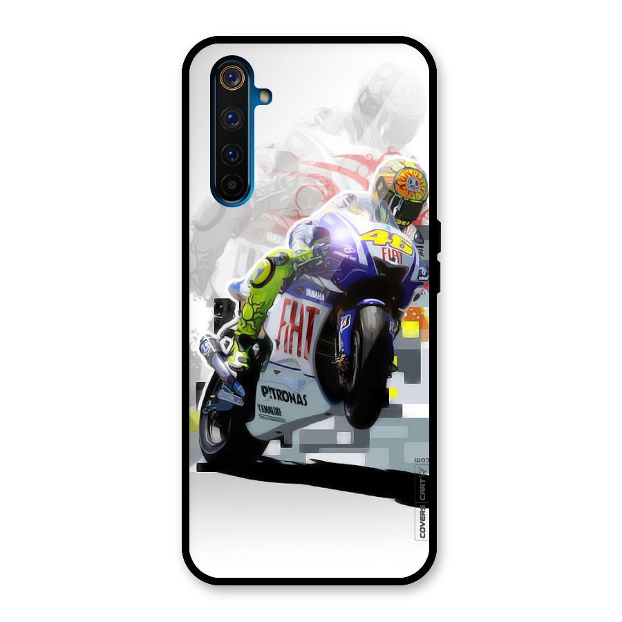 Valentino Rossi Glass Back Case for Realme 6 Pro