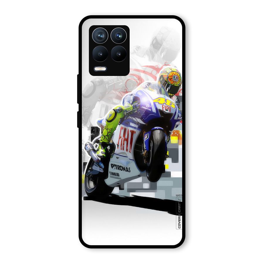 Valentino Rossi Glass Back Case for Realme 8 Pro
