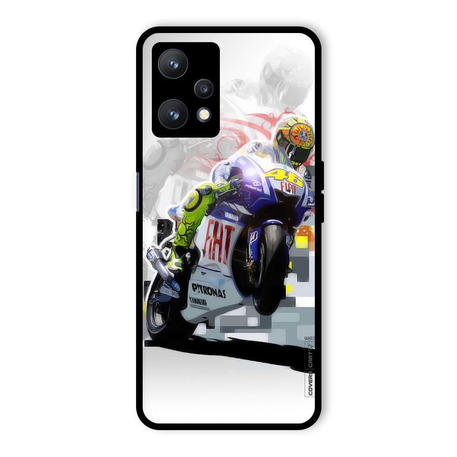 Valentino Rossi Glass Back Case for Realme 9 Pro 5G
