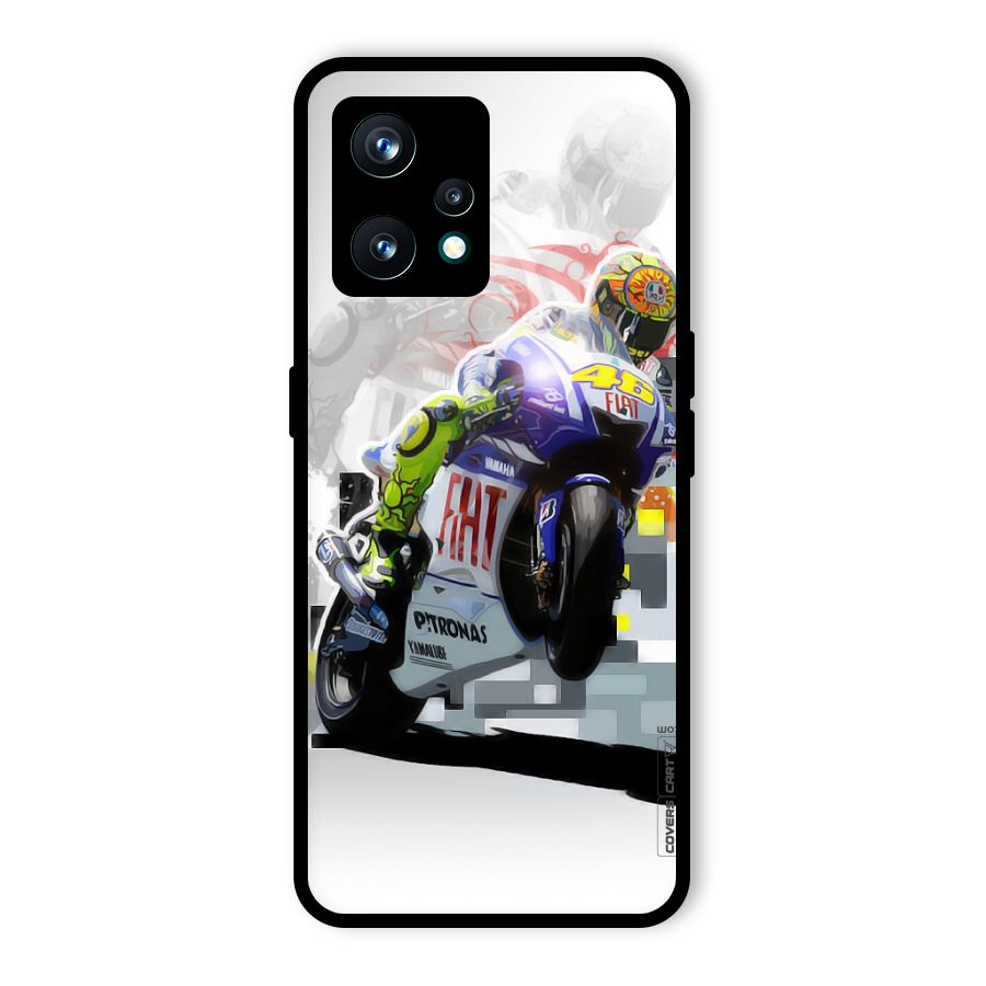 Valentino Rossi Glass Back Case for Realme 9 Pro Plus 5G