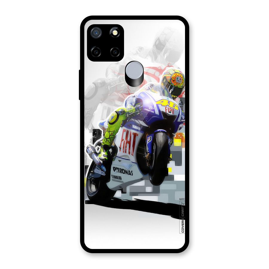 Valentino Rossi Glass Back Case for Realme Narzo 20