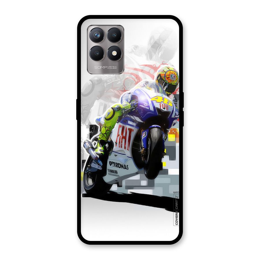 Valentino Rossi Glass Back Case for Realme Narzo 50