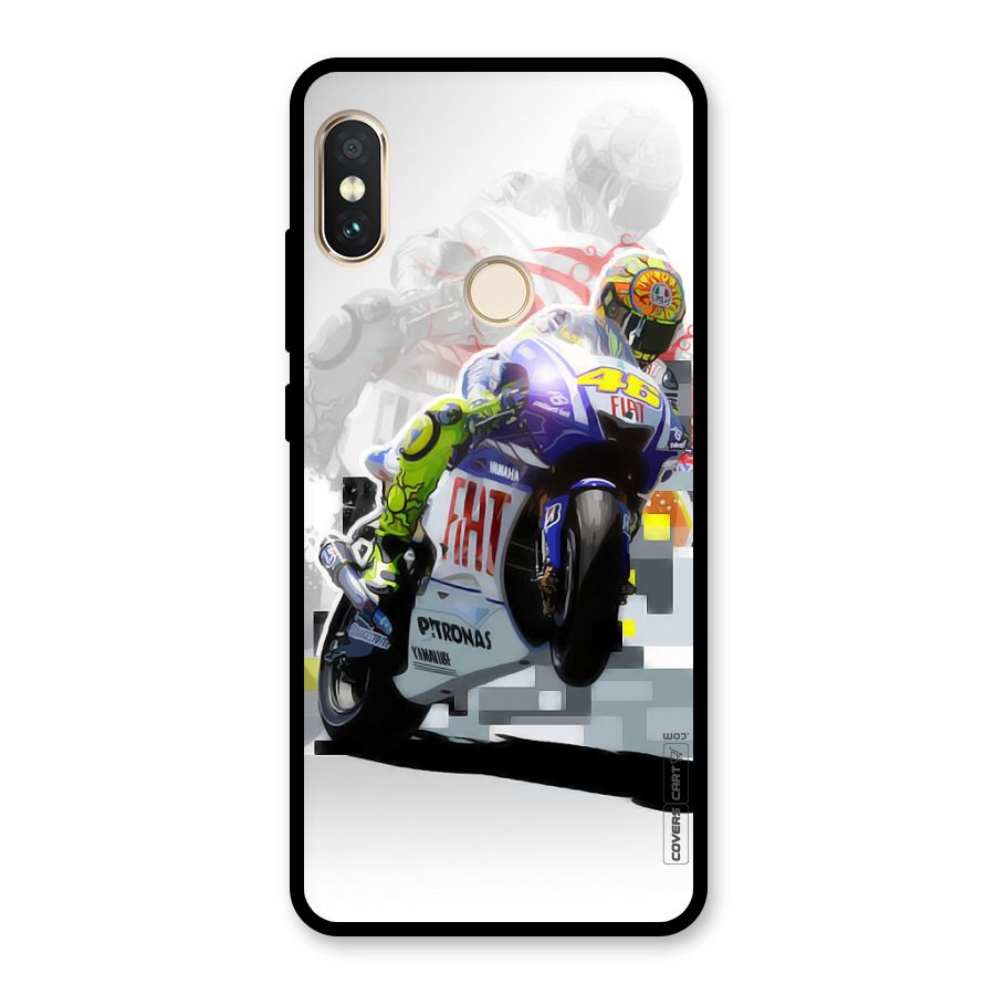 Valentino Rossi Glass Back Case for Redmi Note 5 Pro