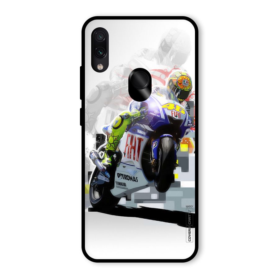 Valentino Rossi Glass Back Case for Redmi Note 7 Pro