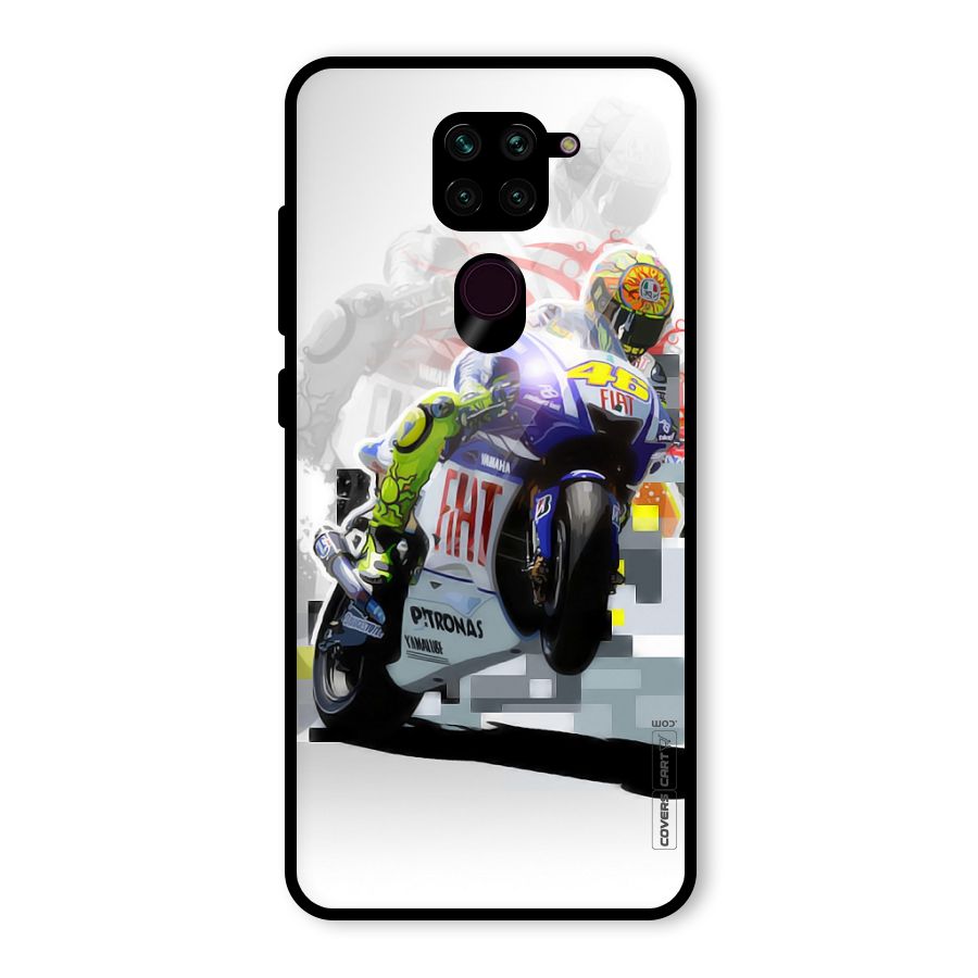 Valentino Rossi Glass Back Case for Redmi Note 9