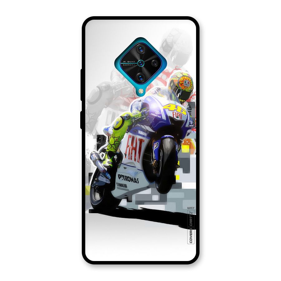 Valentino Rossi Glass Back Case for Vivo S1 Pro