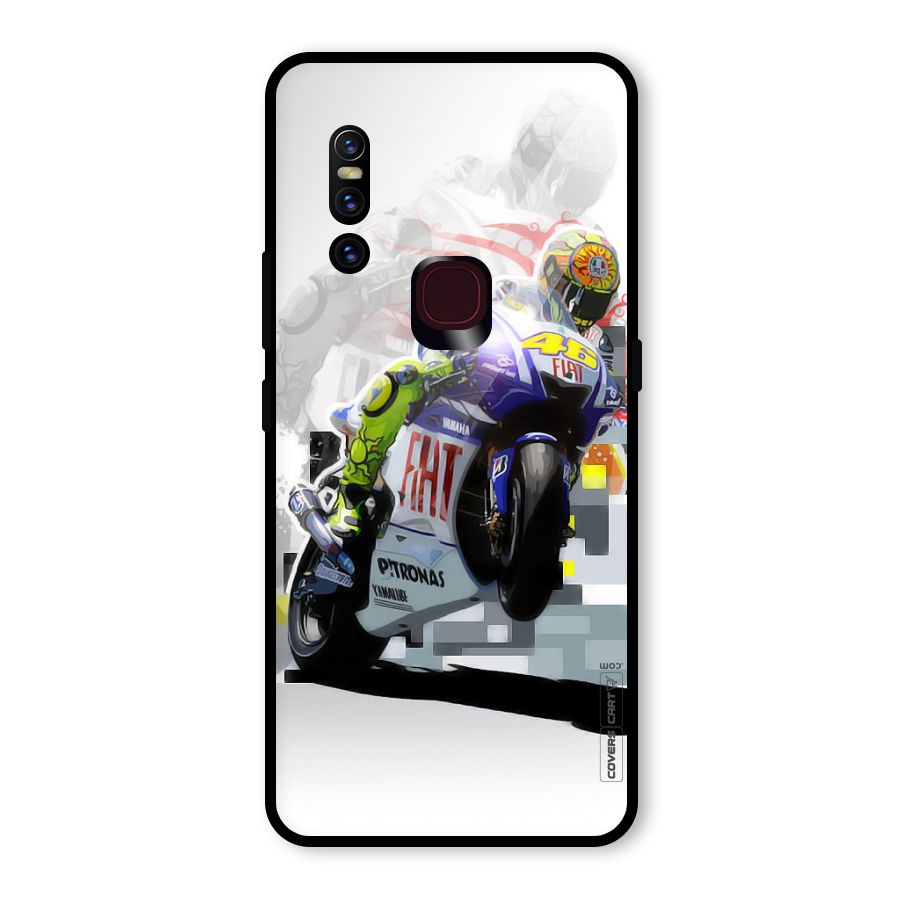 Valentino Rossi Glass Back Case for Vivo V15