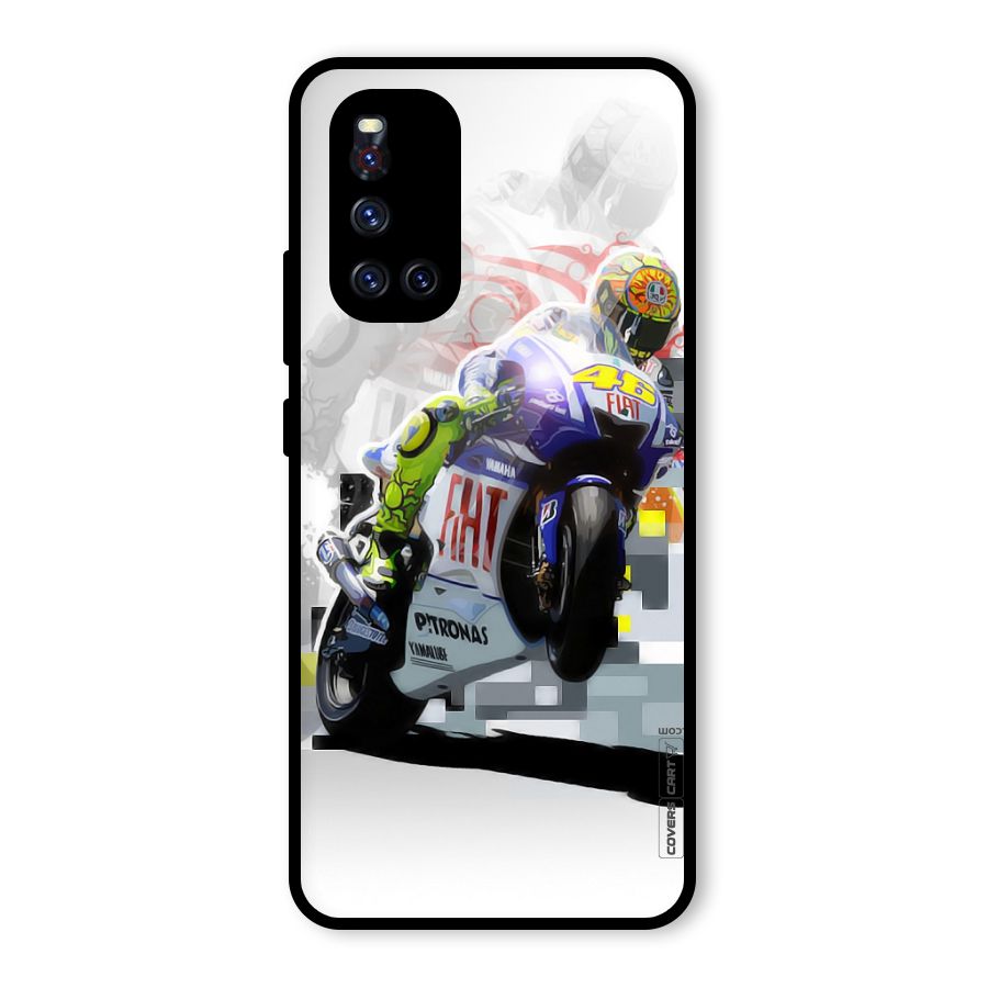 Valentino Rossi Glass Back Case for Vivo V19