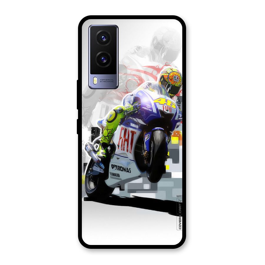 Valentino Rossi Glass Back Case for Vivo V21e 5G