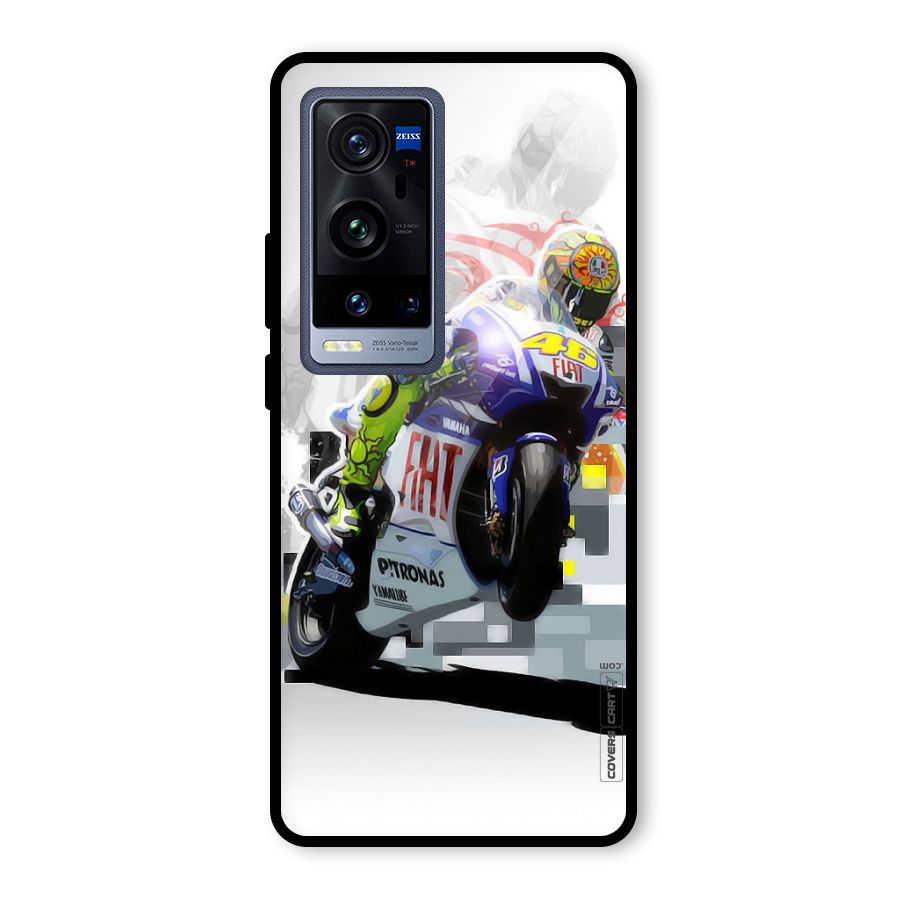 Valentino Rossi Glass Back Case for Vivo X60 Pro Plus