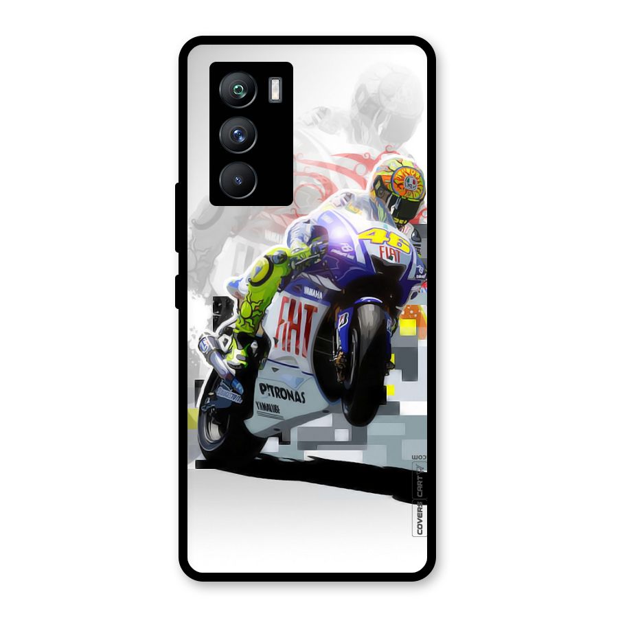 Valentino Rossi Glass Back Case for Vivo iQOO 9 SE